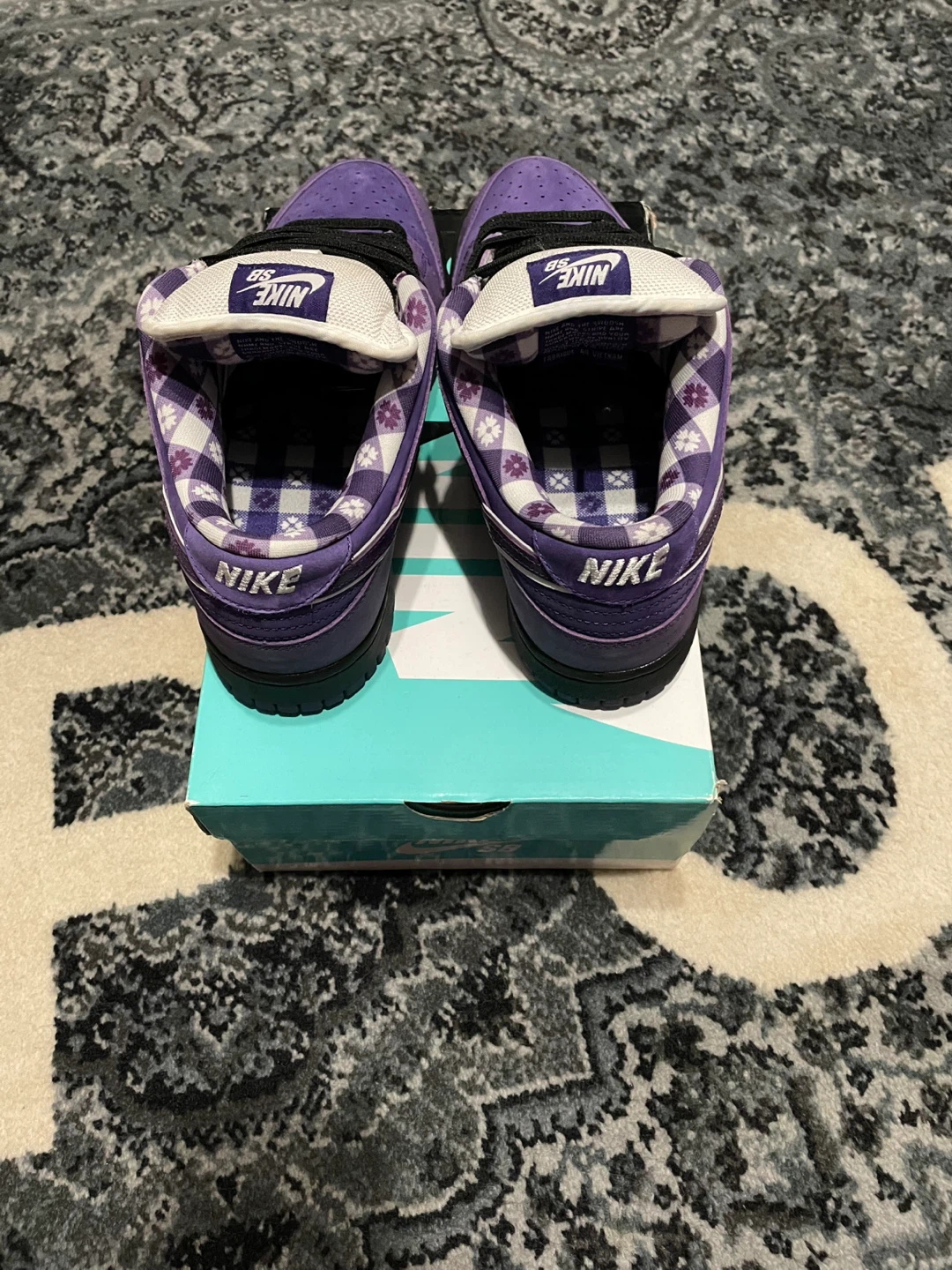 Nike SB Dunk Low Purple Sneakers - photo 3