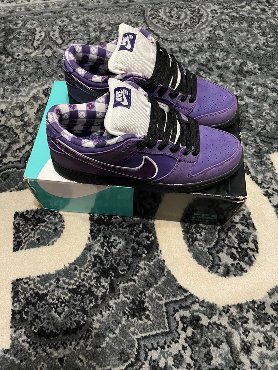 Nike SB Dunk Low Purple Sneakers - photo 2
