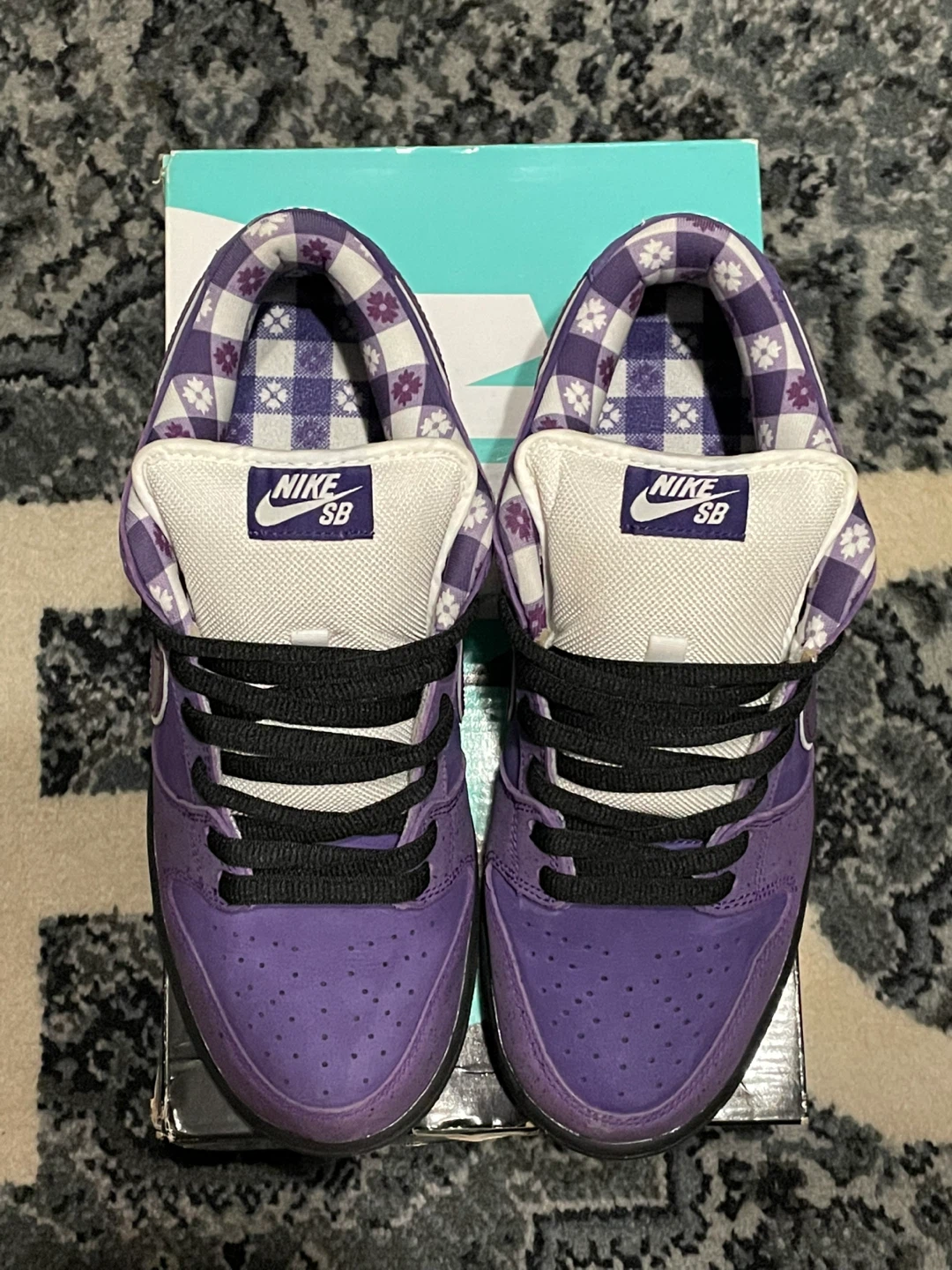 Nike SB Dunk Low Purple Sneakers - photo 5