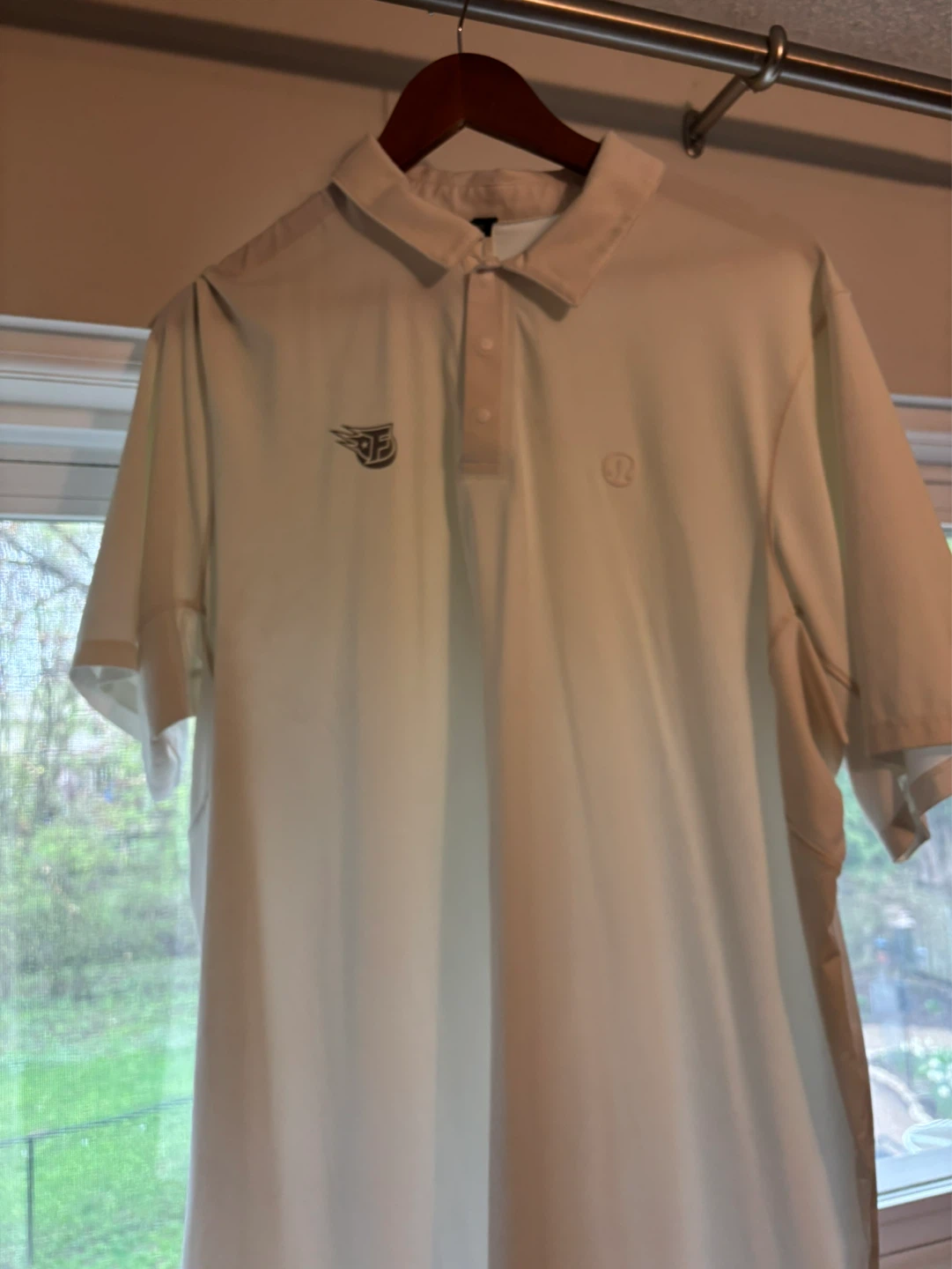 Lululemon White Polo Shirt - XL - photo 3