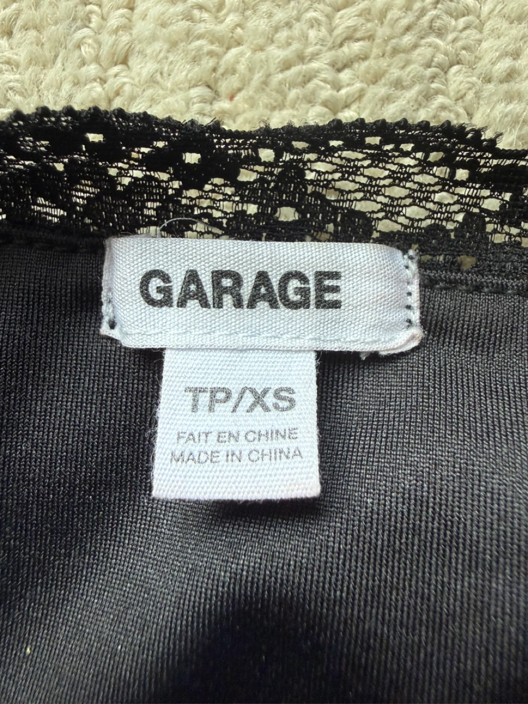 Garage Black Lace Slip Dress - photo 2