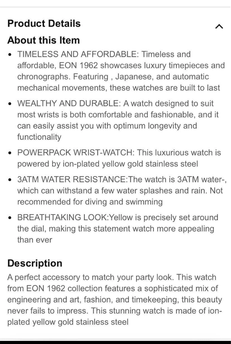 EON Automatic Wooden Watch - photo 4