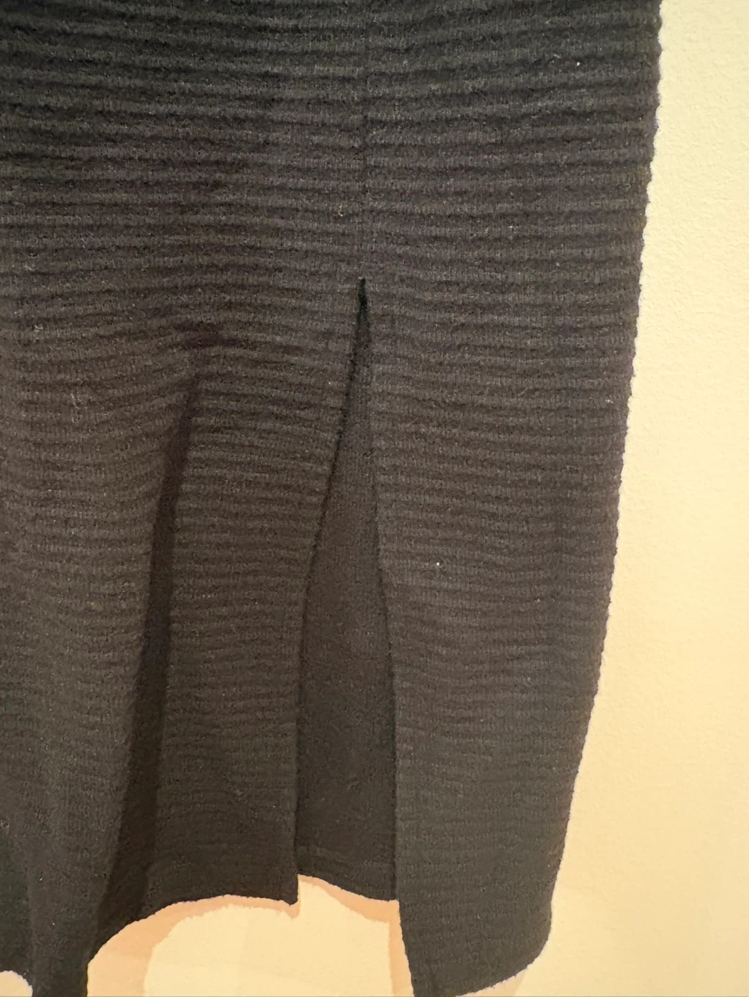 Ribbed Square Neck Sleeveless Midi Dress with Front Slit - photo 3
