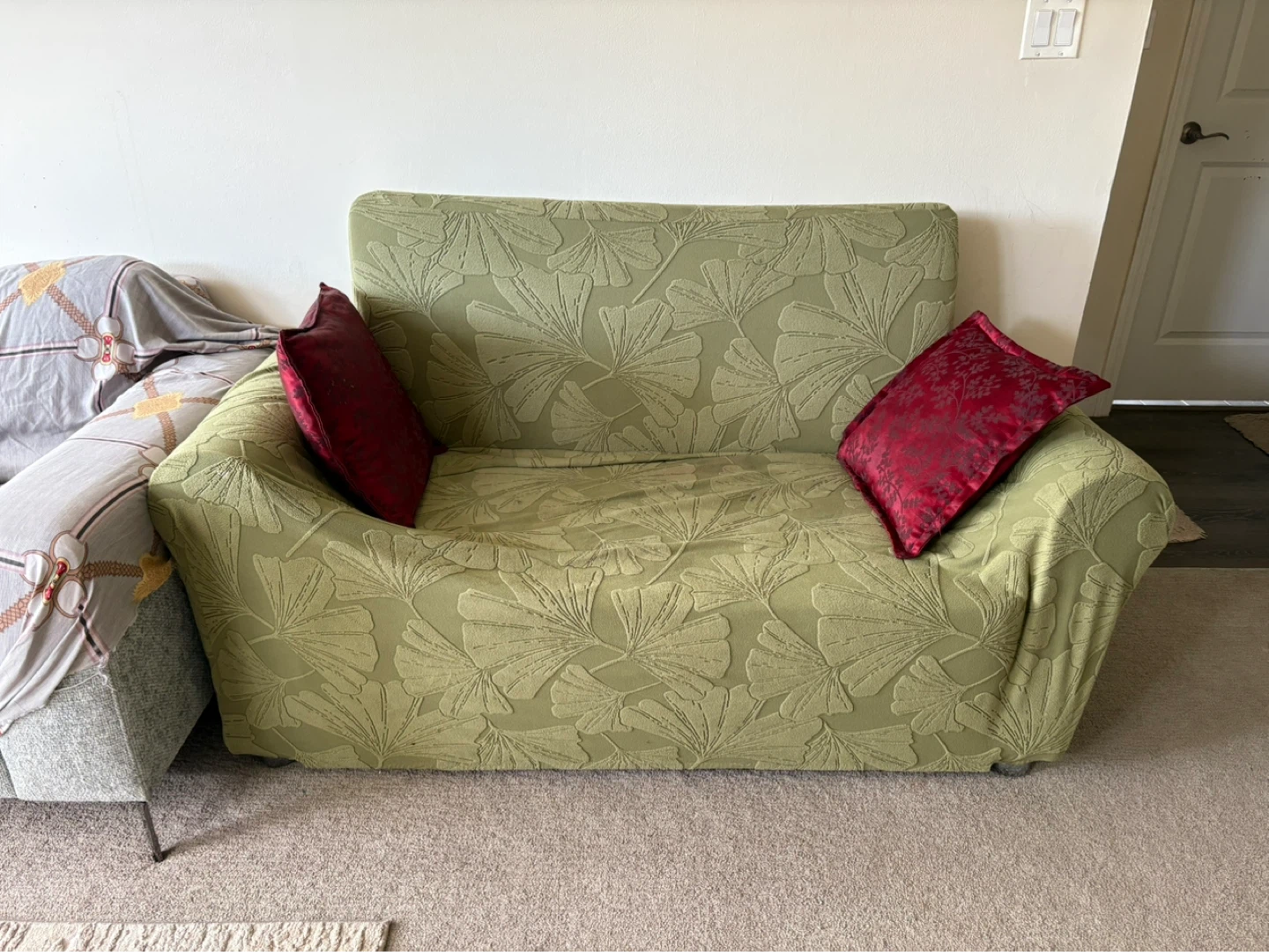 Brown loveseat - photo 2