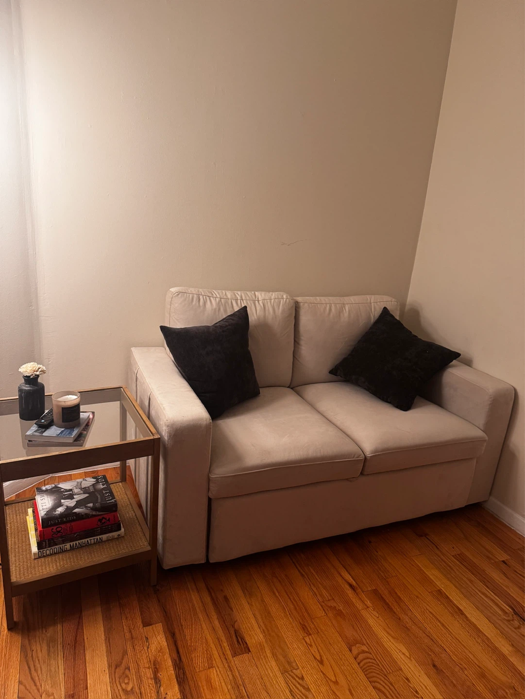 Beige Loveseat Sofa - photo 2