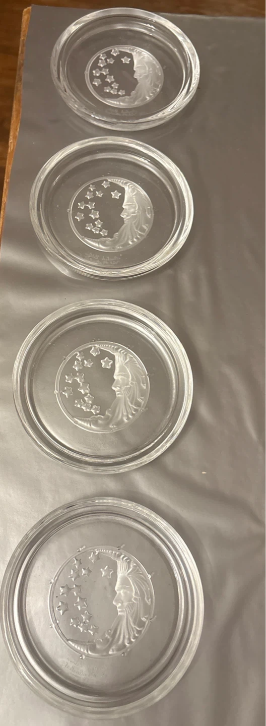 Villeroy & Boch "Moon & Stars" Coasters - Set of 4