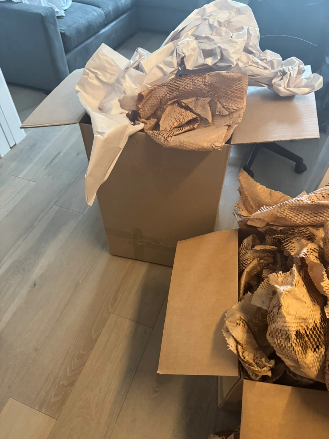 FREE Moving Boxes and packing paper - free!