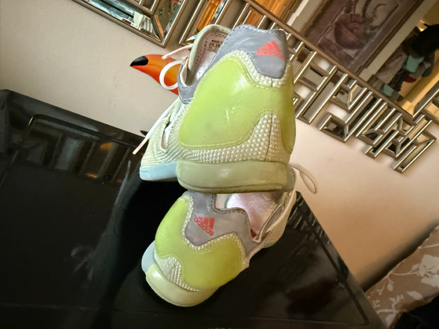 Adidas Women's Running Shoes - Light Green/Orange/Grey - photo 3