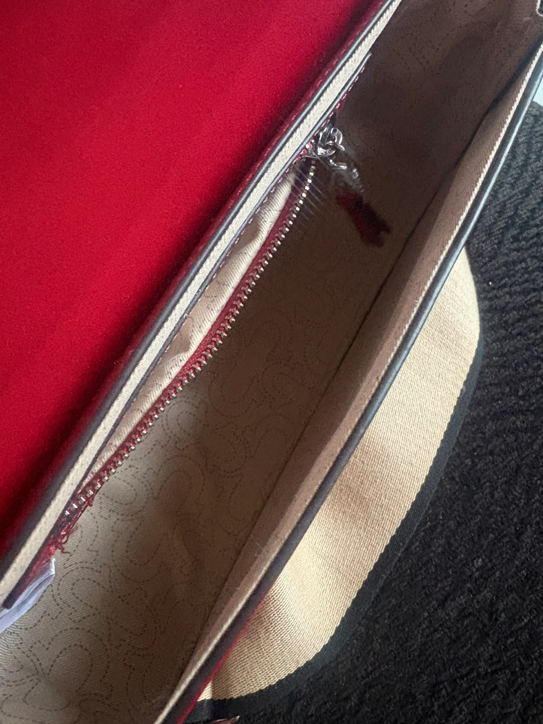 True Religion Red Saddle Crossbody Bag - photo 2