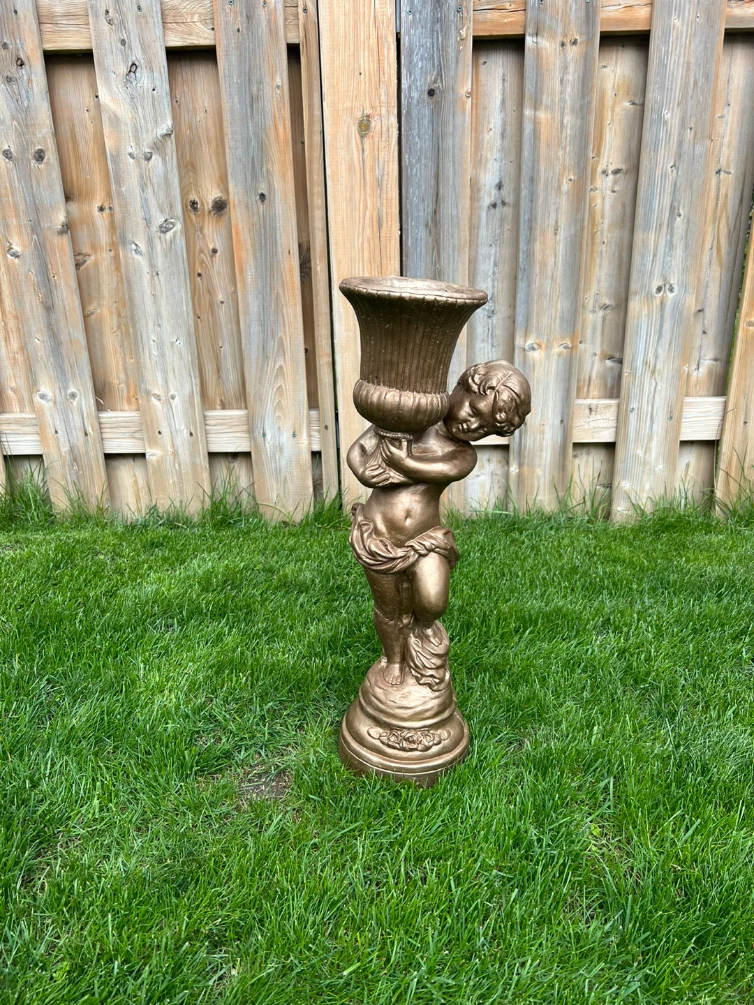 Cherub Urn concrete  statue - photo 3
