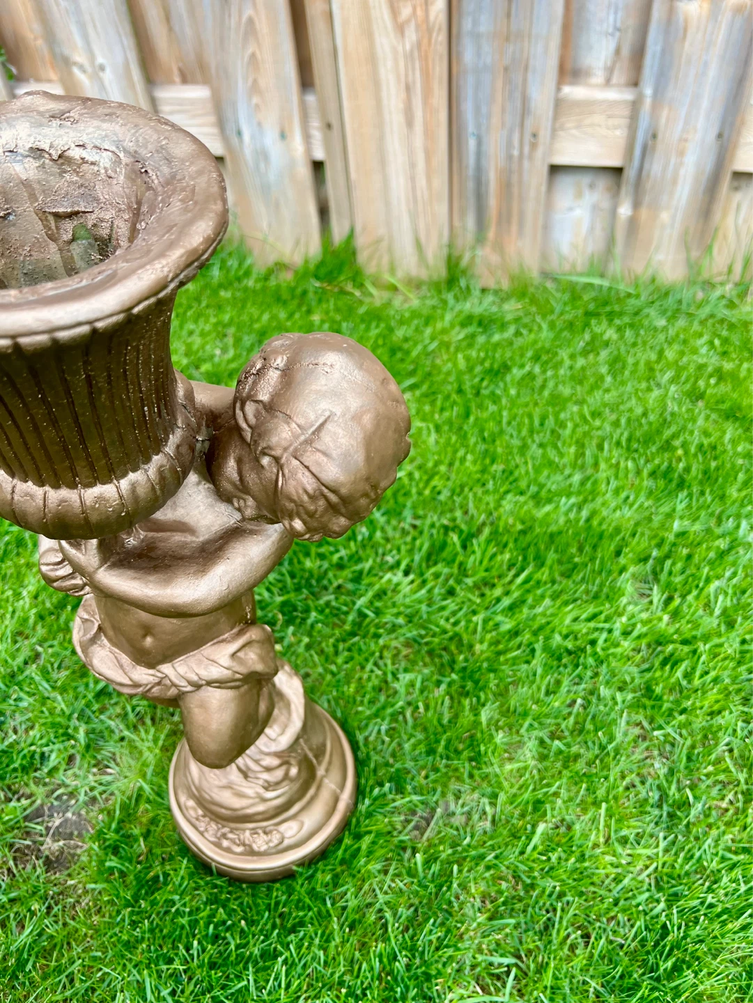 Cherub Urn concrete  statue - photo 5