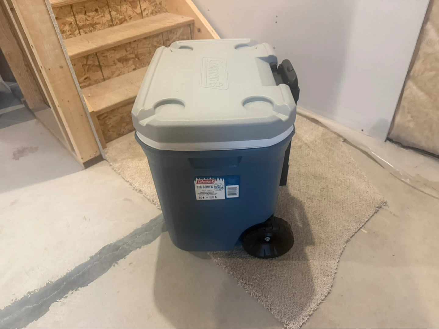 Coleman 50 Qt. Cooler with Wheels