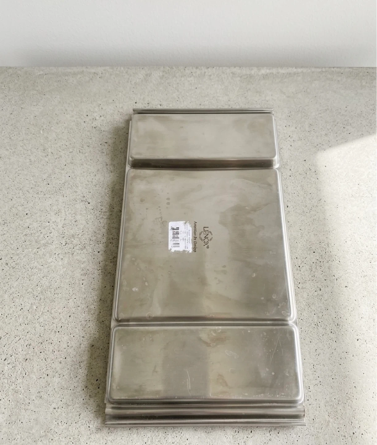 Lenox Serving Tray with Wooden Insert - photo 3
