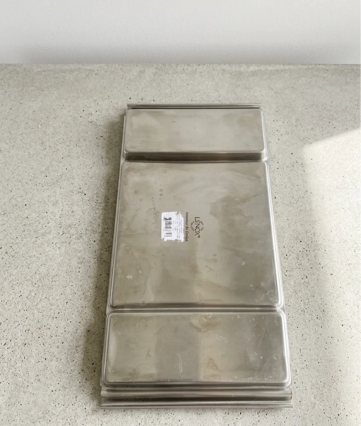 Lenox Serving Tray with Wooden Insert - photo 3