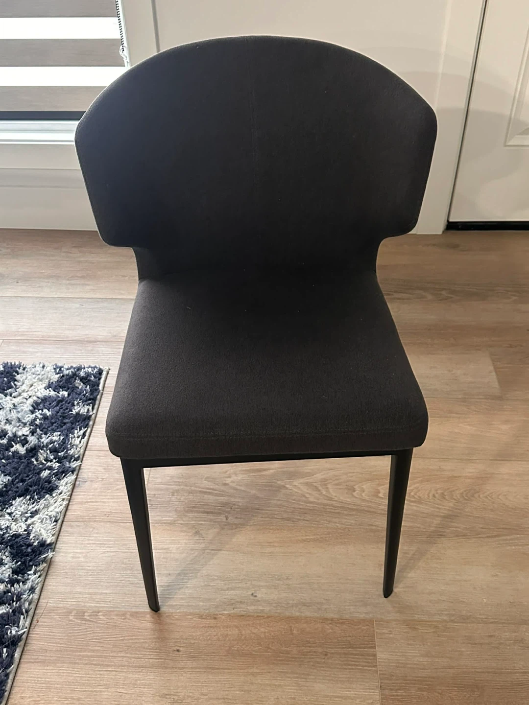 Modern Dining Set - White Marble Top Table & 4 Grey Chairs - photo 5