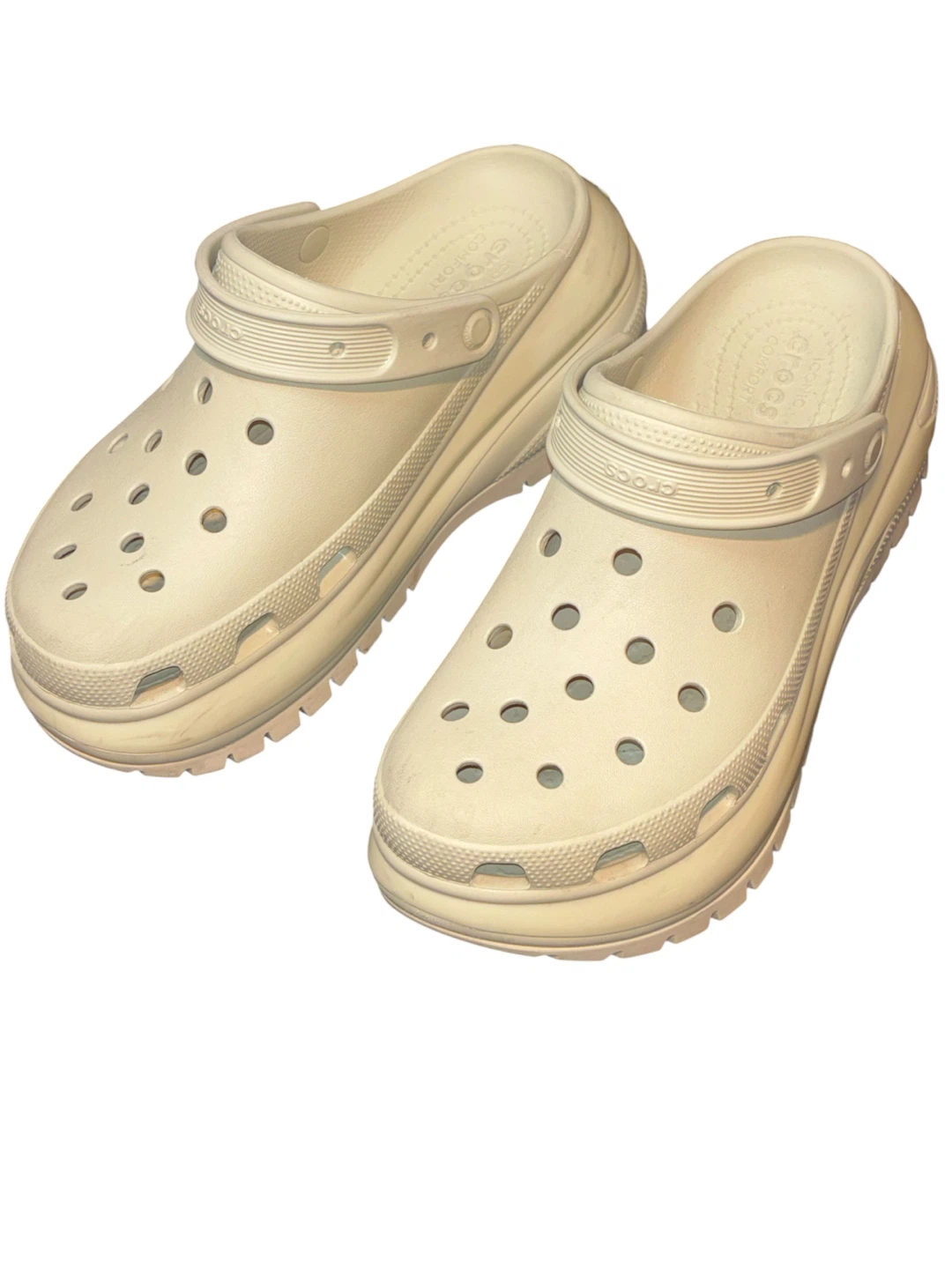 Crocs Classic Platform Clogs - Bone