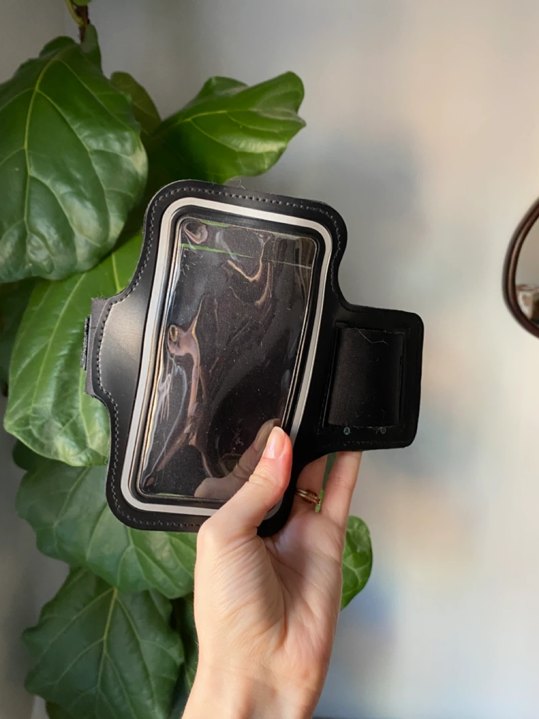 Black Armband Phone Holder