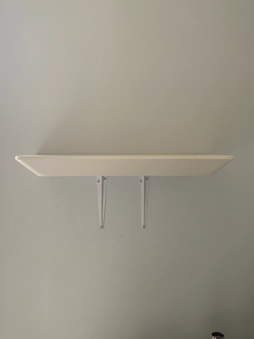 West Elm White Shelf with Brackets - photo 5
