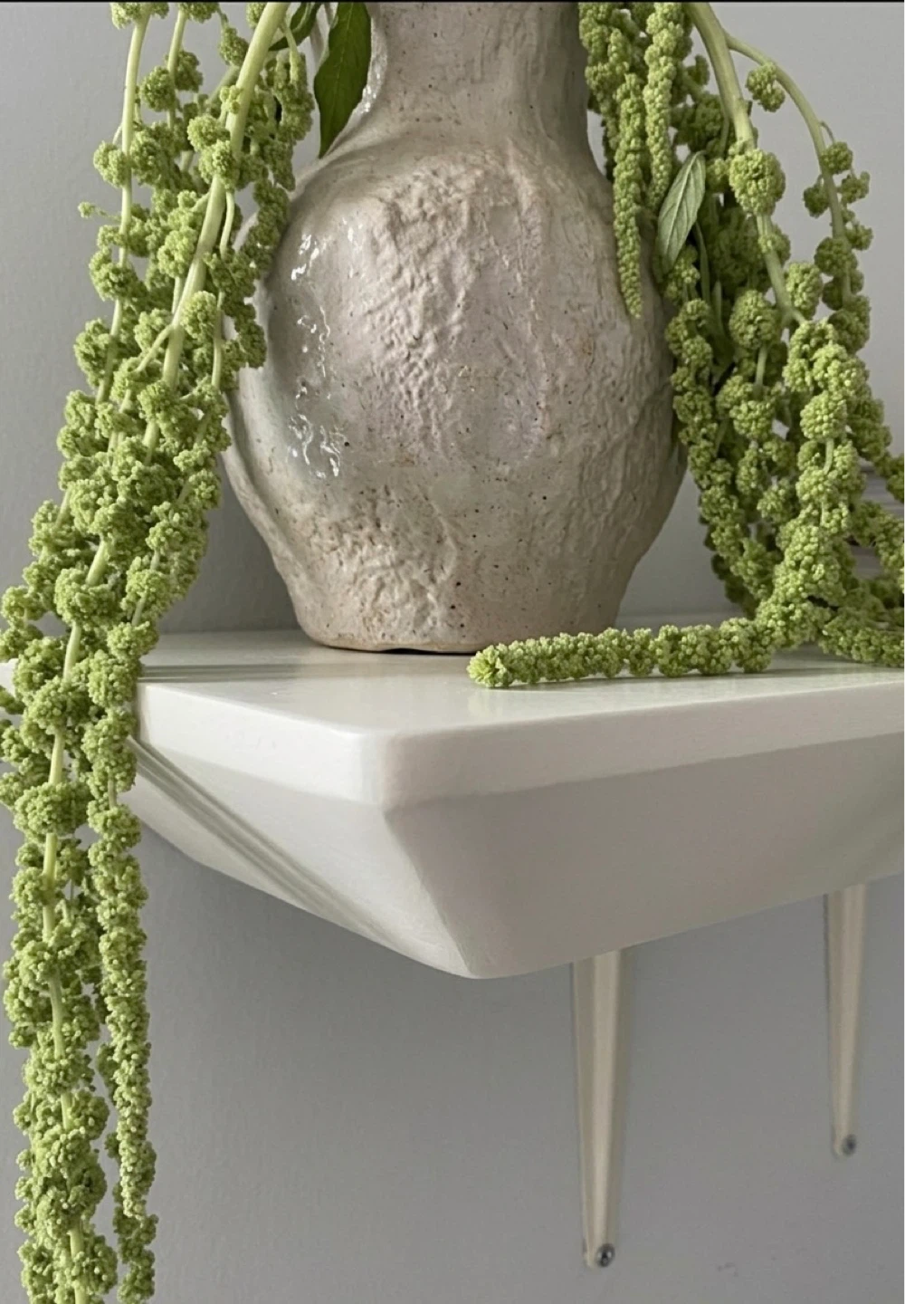 West Elm White Shelf with Brackets - photo 2