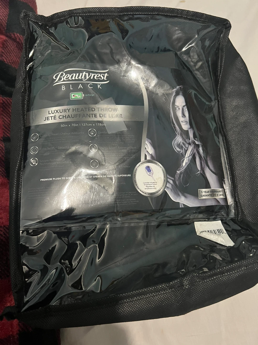 Beautyrest Black Luxury Heated Throw - photo 2