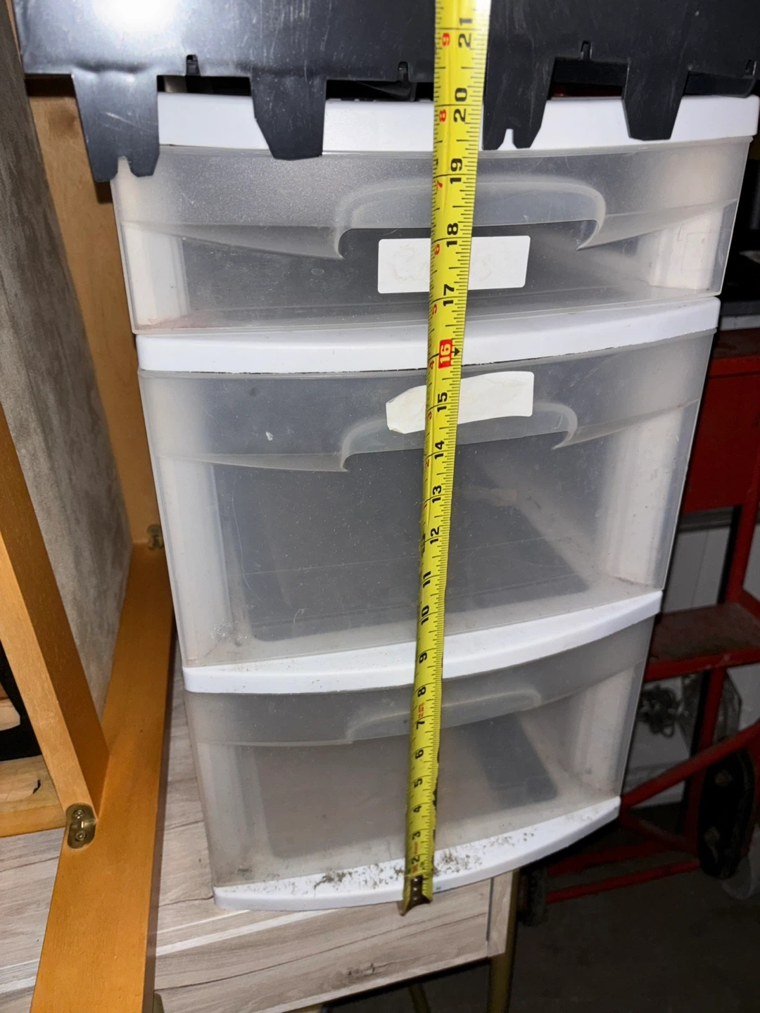3-Drawer Plastic Storage Organizer Cart