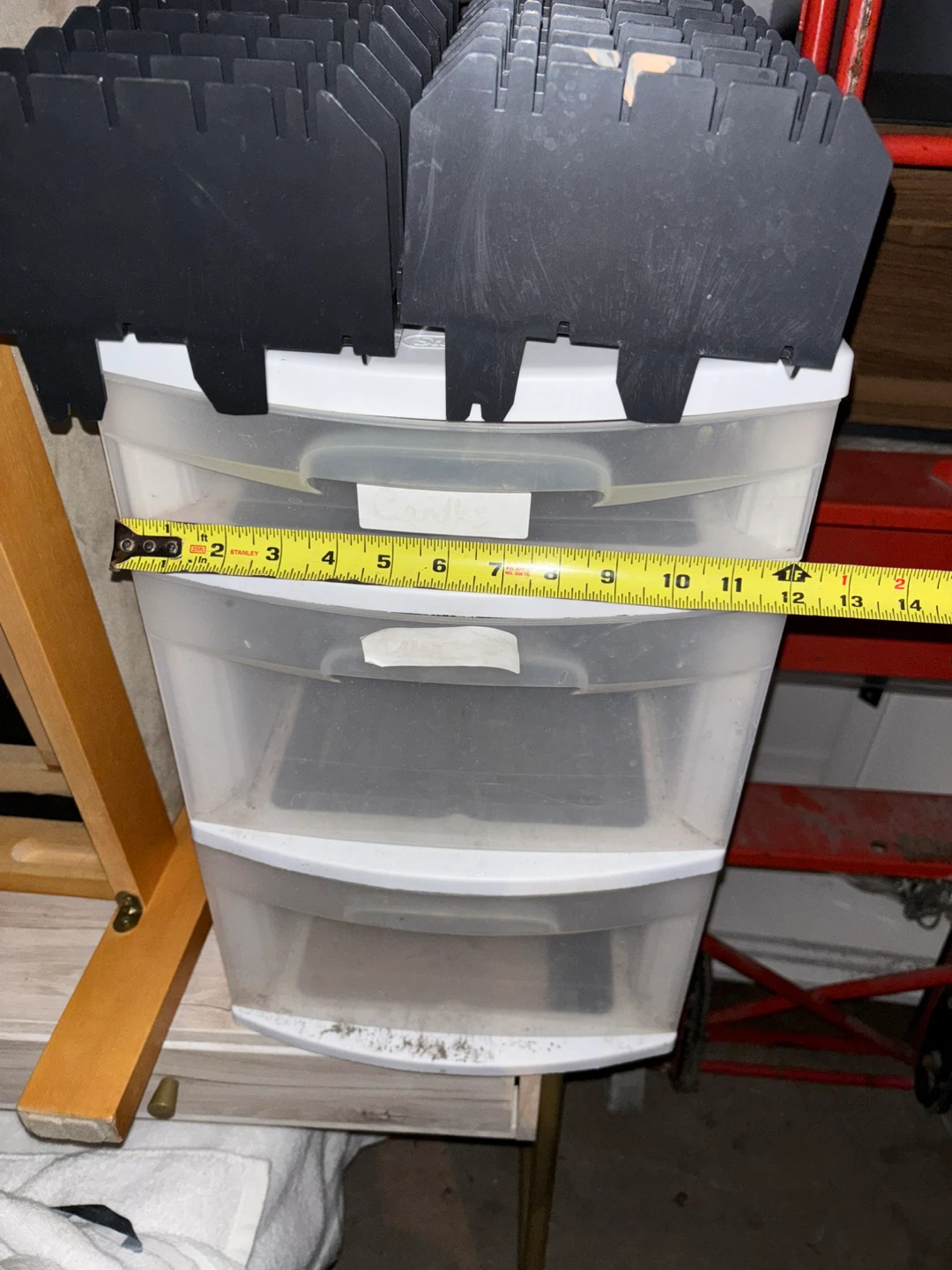 3-Drawer Plastic Storage Organizer Cart - photo 4