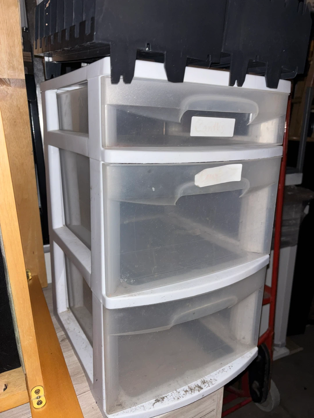 3-Drawer Plastic Storage Organizer Cart - photo 3