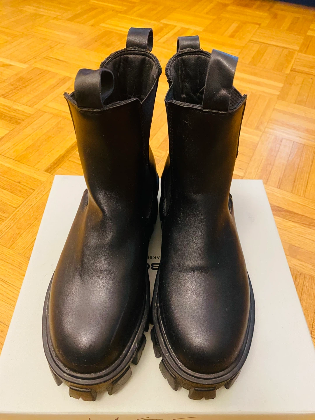 Black Boots with Chunky Sole
