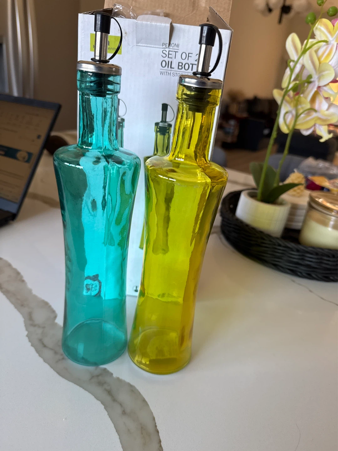 PamOlive Set of 2 Oil dispensers with Stoppers - photo 2