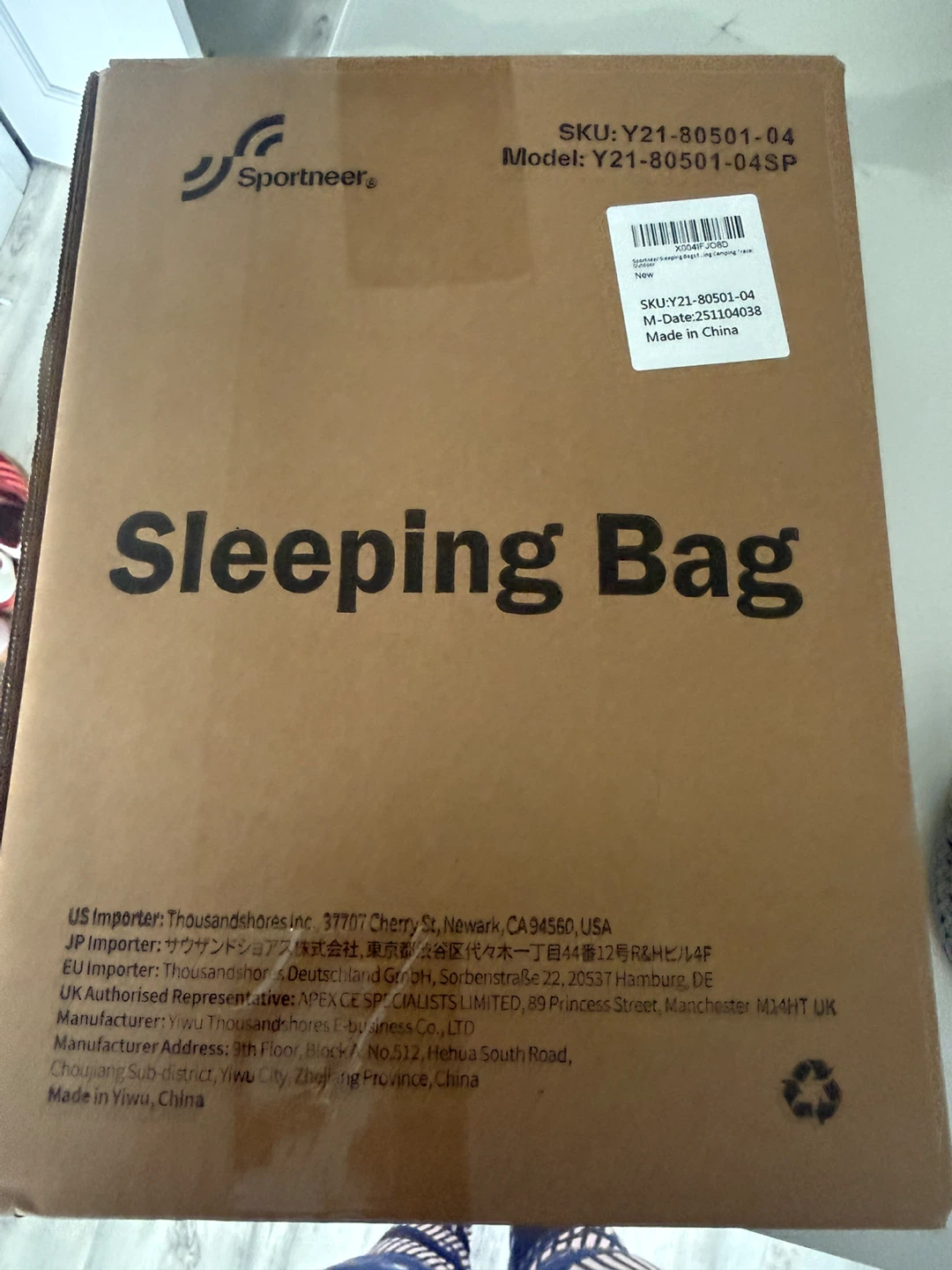 Sportneer Sleeping Bag