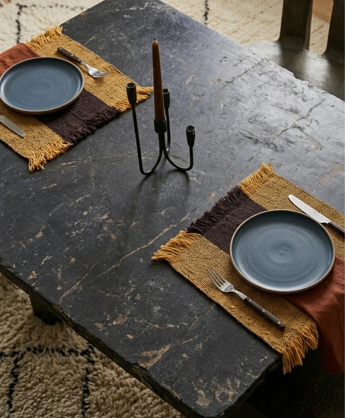 Hand Woven Placemats  with Fringe - photo 2
