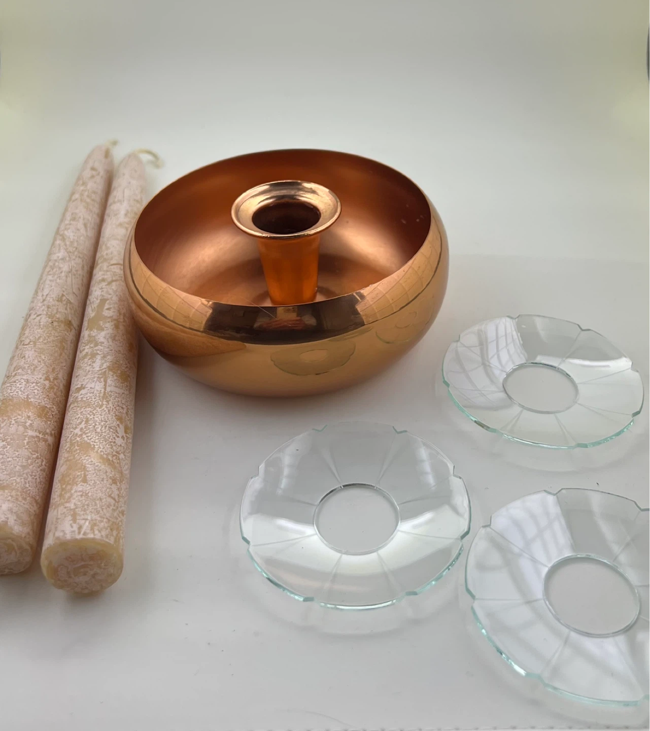 Vintage Coppercraft Guild Copper Candle Bowl Holder and More… - photo 3
