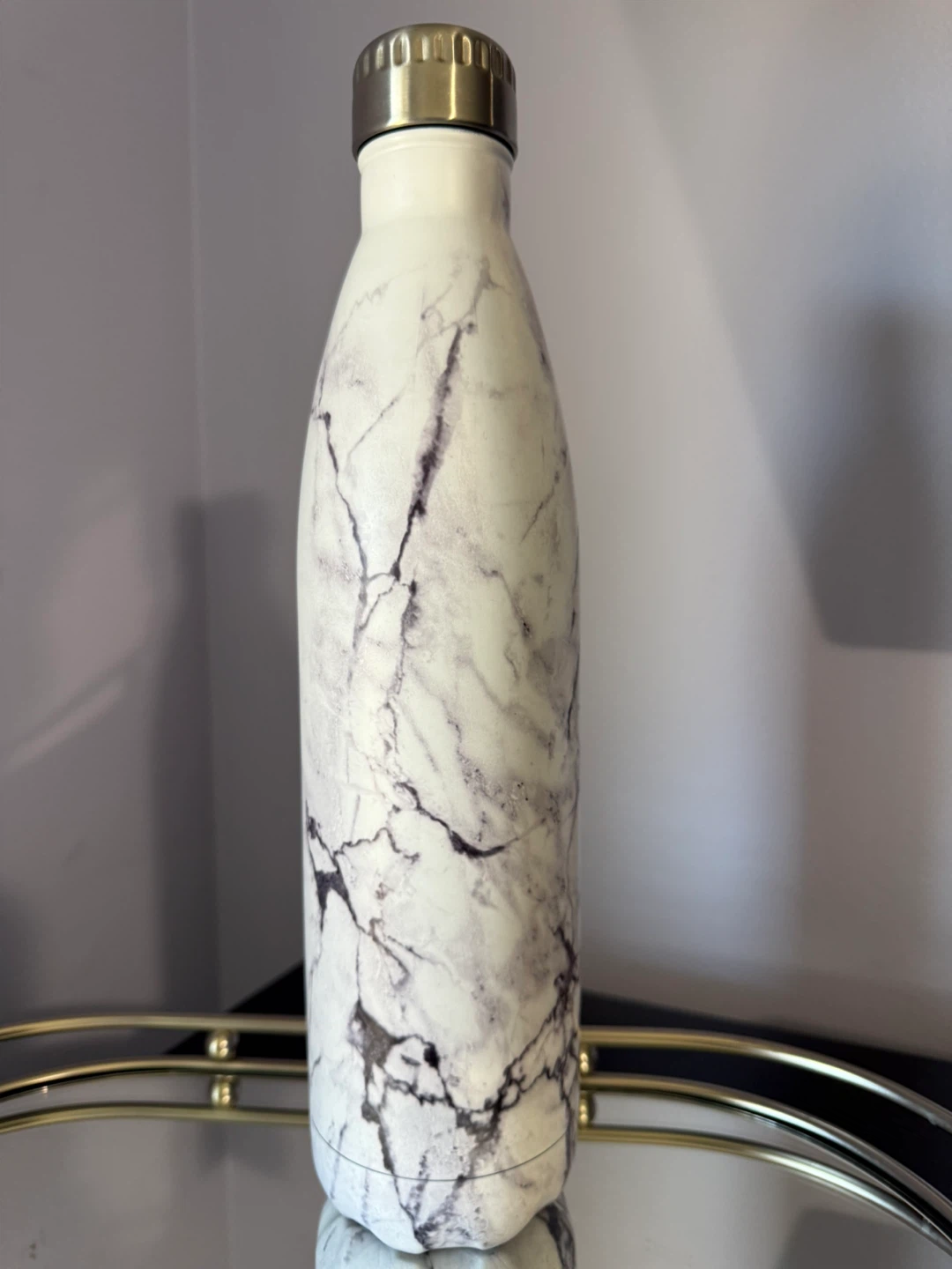 Marble Stainless Steel Water Bottle 750ml – Insulated (NEW)