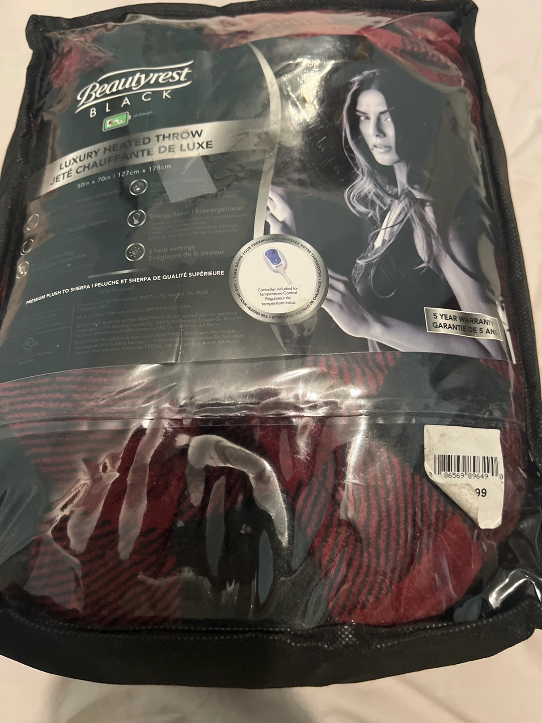 Beautyrest Black Luxury Heated Throw - photo 3
