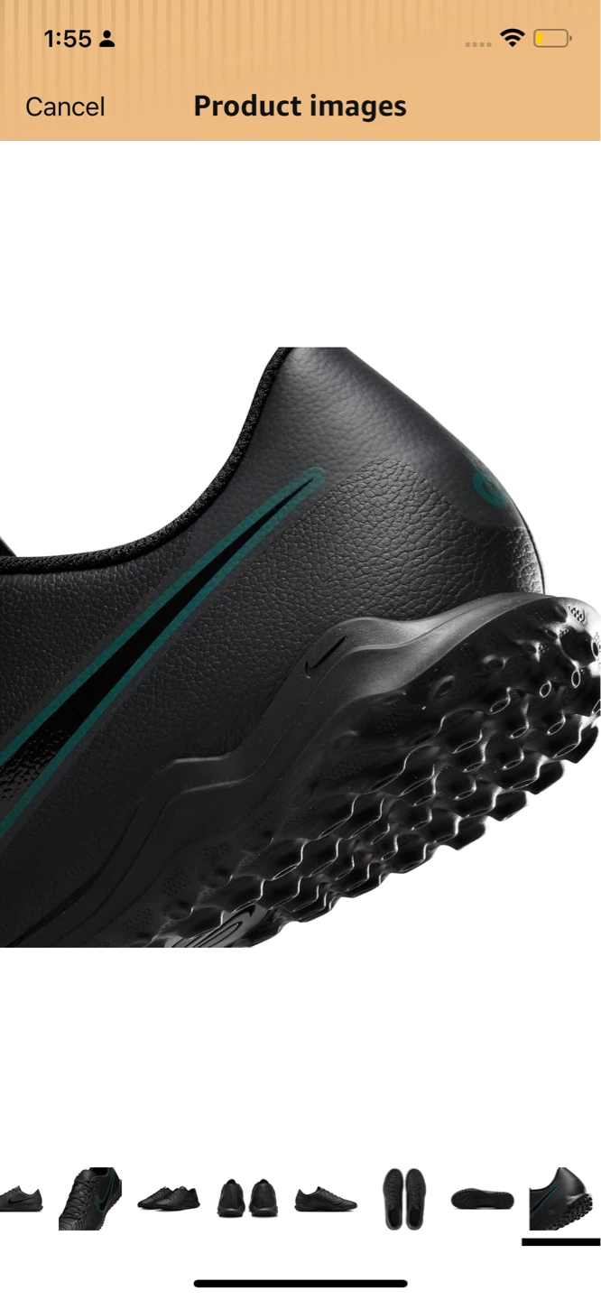 Nike Jr Legend 10 Club TF Soccer Cleats - Black, Youth Size 3Y - photo 2