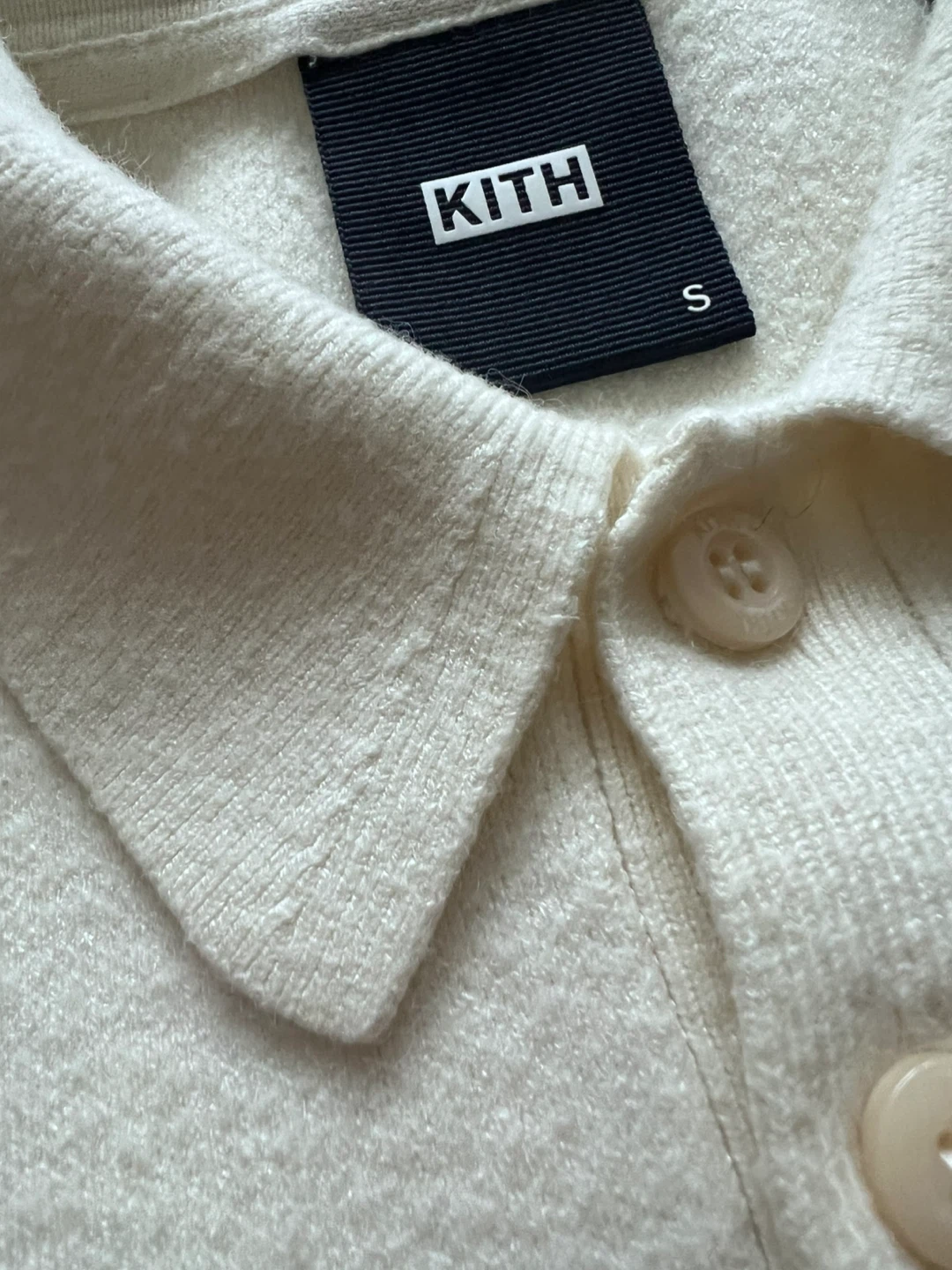 $195 KITH UNWORN W/ TAGS MARINO WOOL LONG SLEEVE POLO SIZE SMALL - photo 5