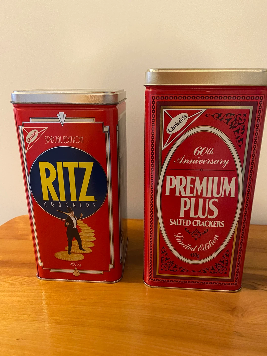 2 Vintage “Christie’s” Tins
