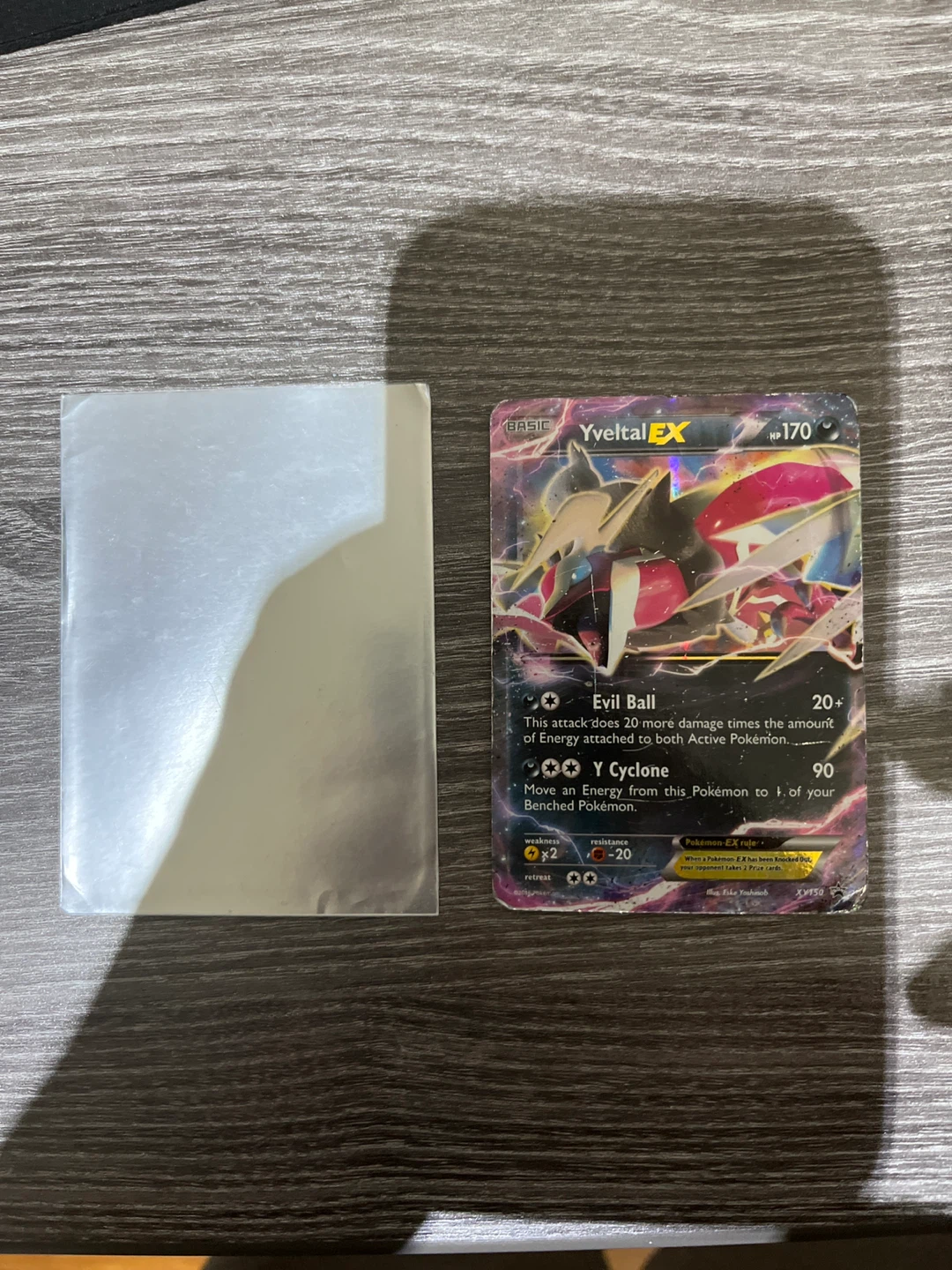 Pokemon Yveltal EX Trading Card
