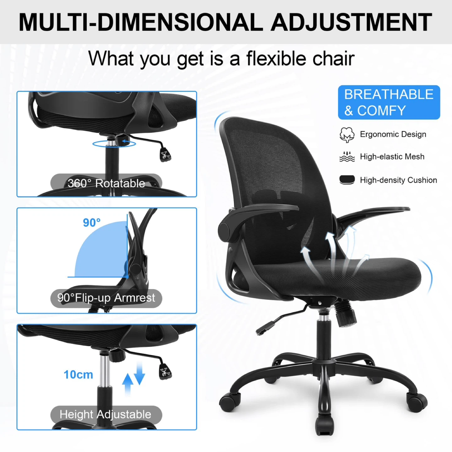 Office Chair Primy Ergonomic Desk Chair - photo 3