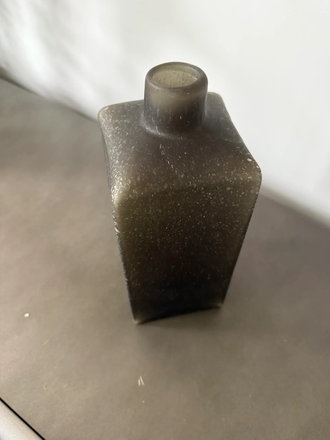 Unique Cement Glass Bottle Vase - photo 3
