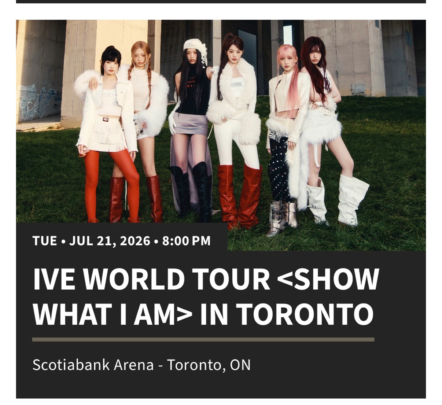 IVE World Tour Ticket for Sale 🎤✨