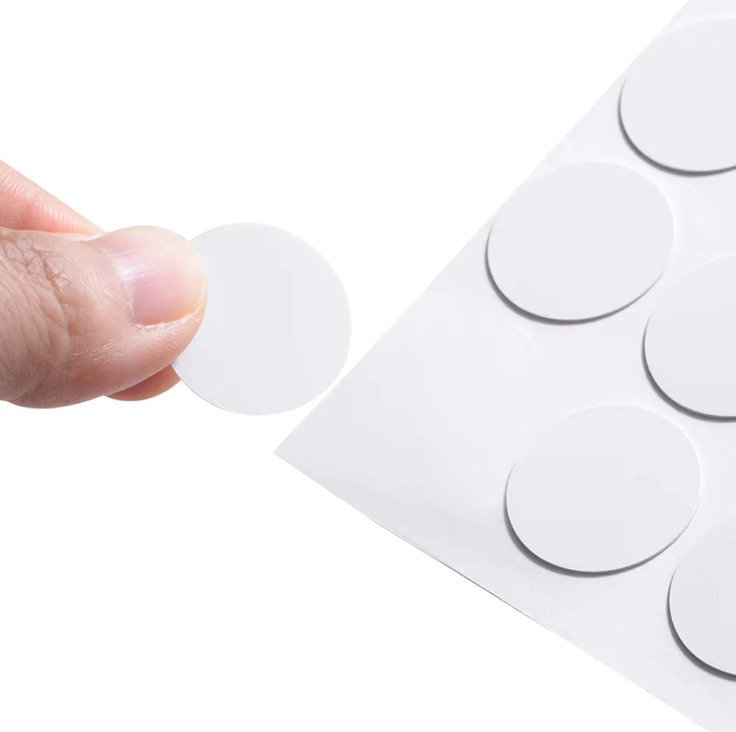 21mm White Screw Hole Cover Stickers