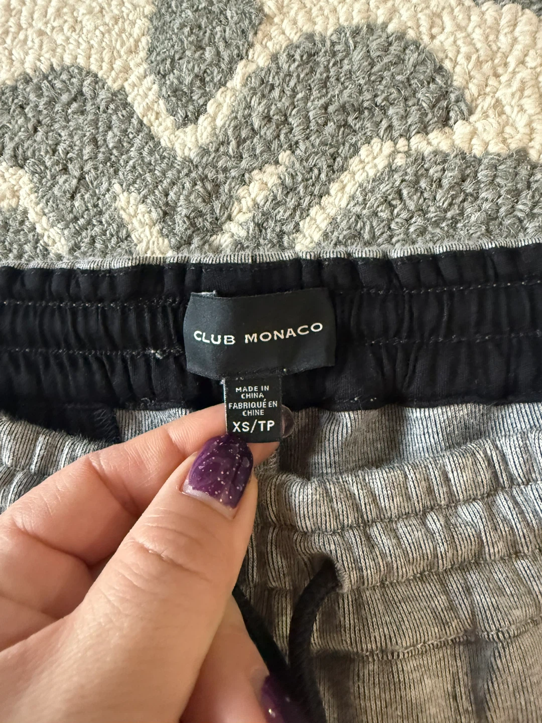 Men’s Club Monaco Grey Sweatpants - photo 3