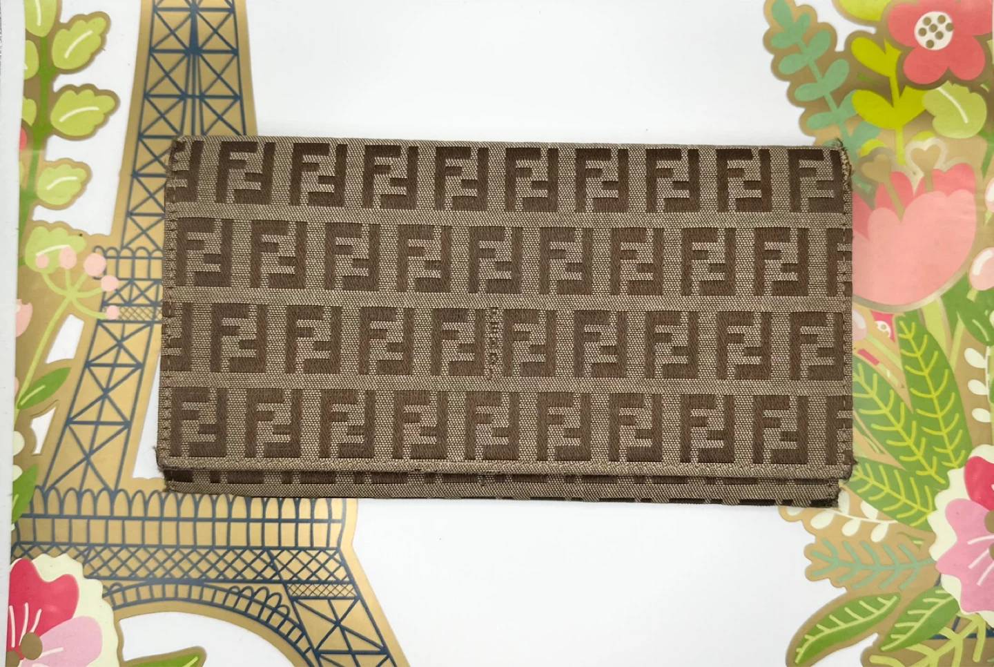 Fendi Zucca Canvas Wallet