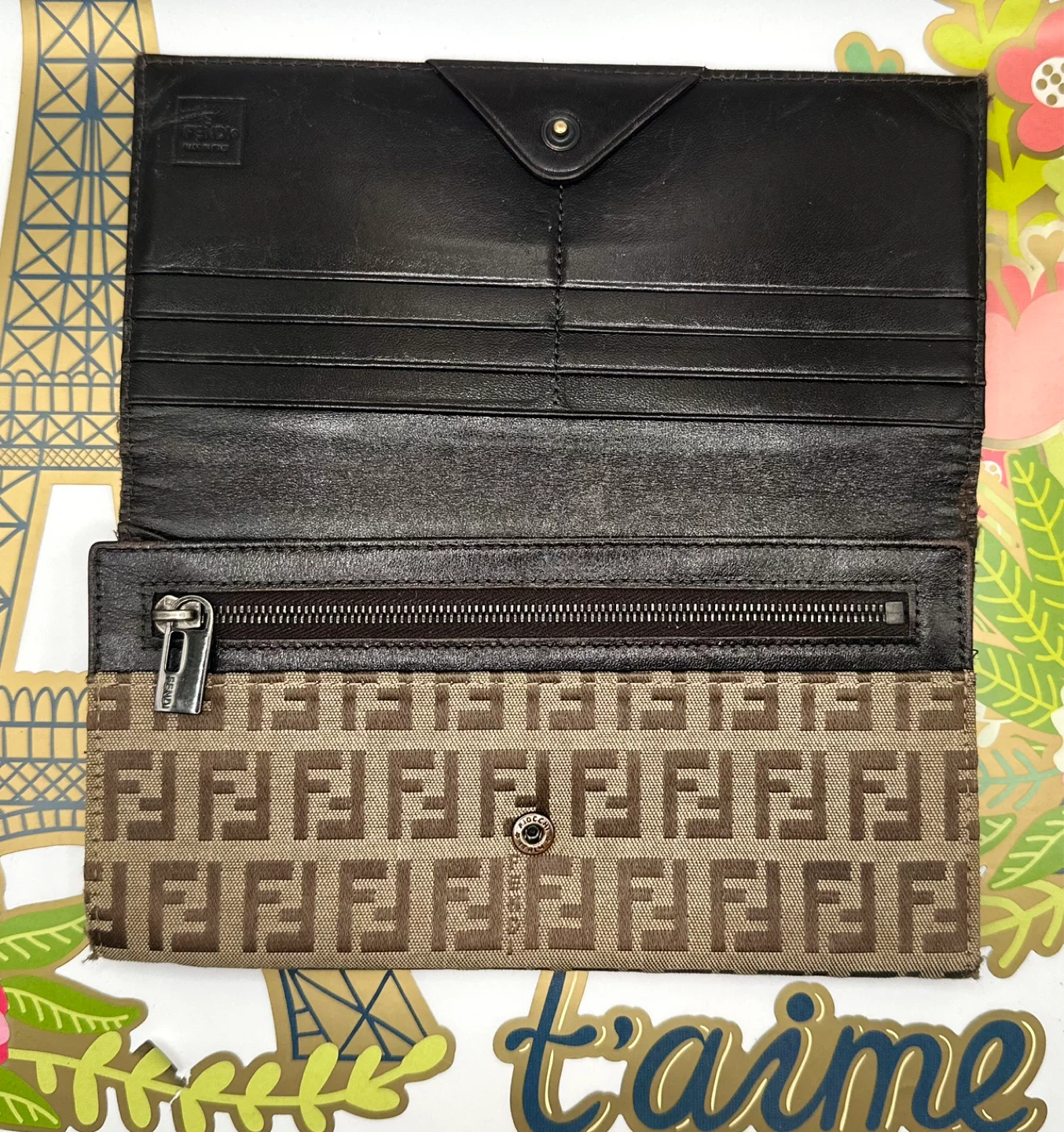 Fendi Zucca Canvas Wallet - photo 2