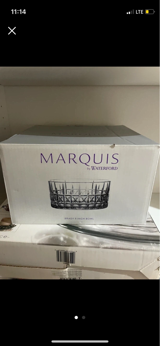 3 brand new crystal gifts: 2 sets of glasses and a vase - photo 3