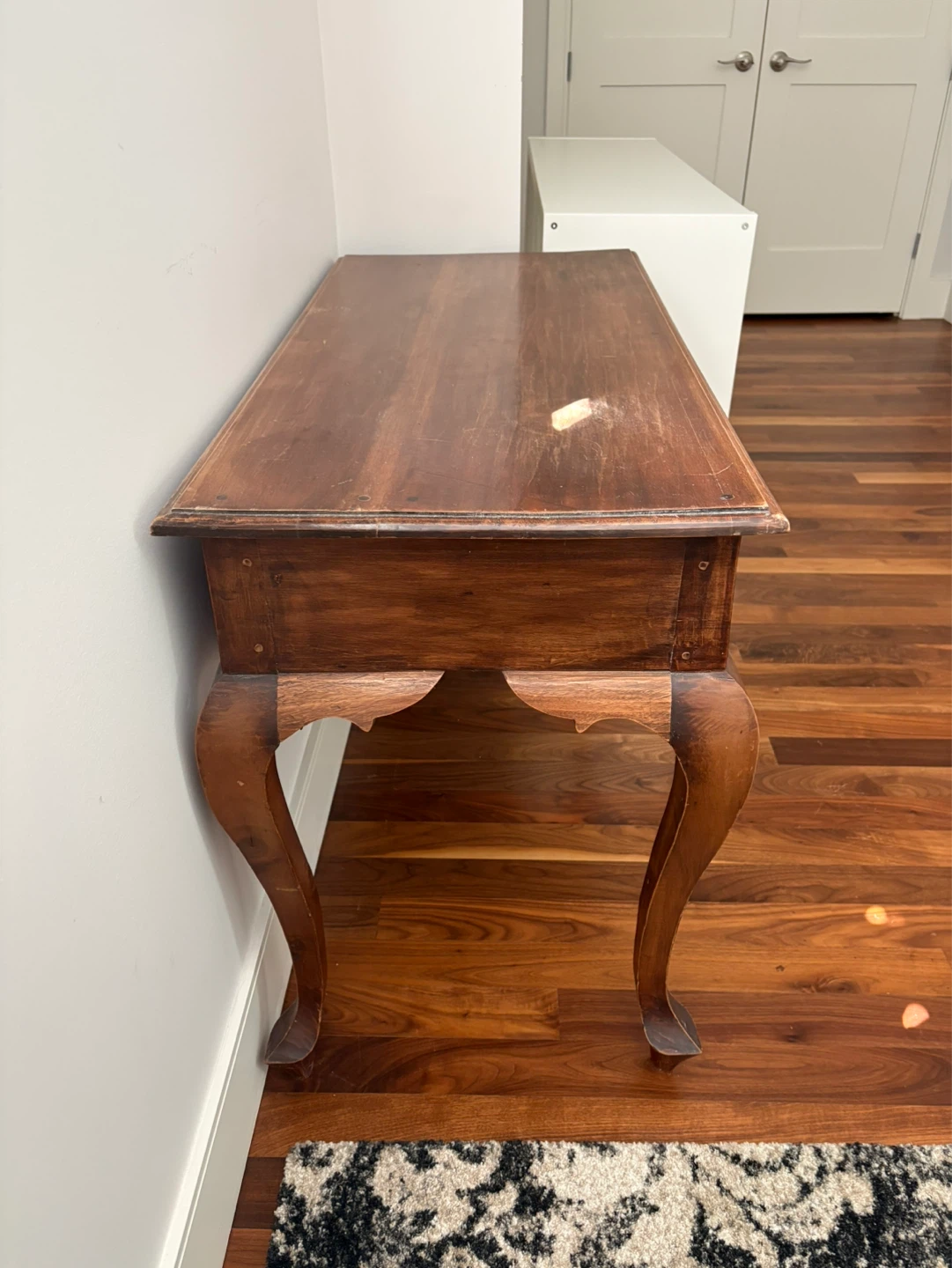 Wooden Desk with Two Drawers - photo 3