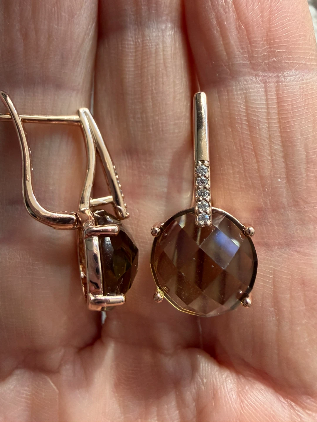 14k gemstone earrings