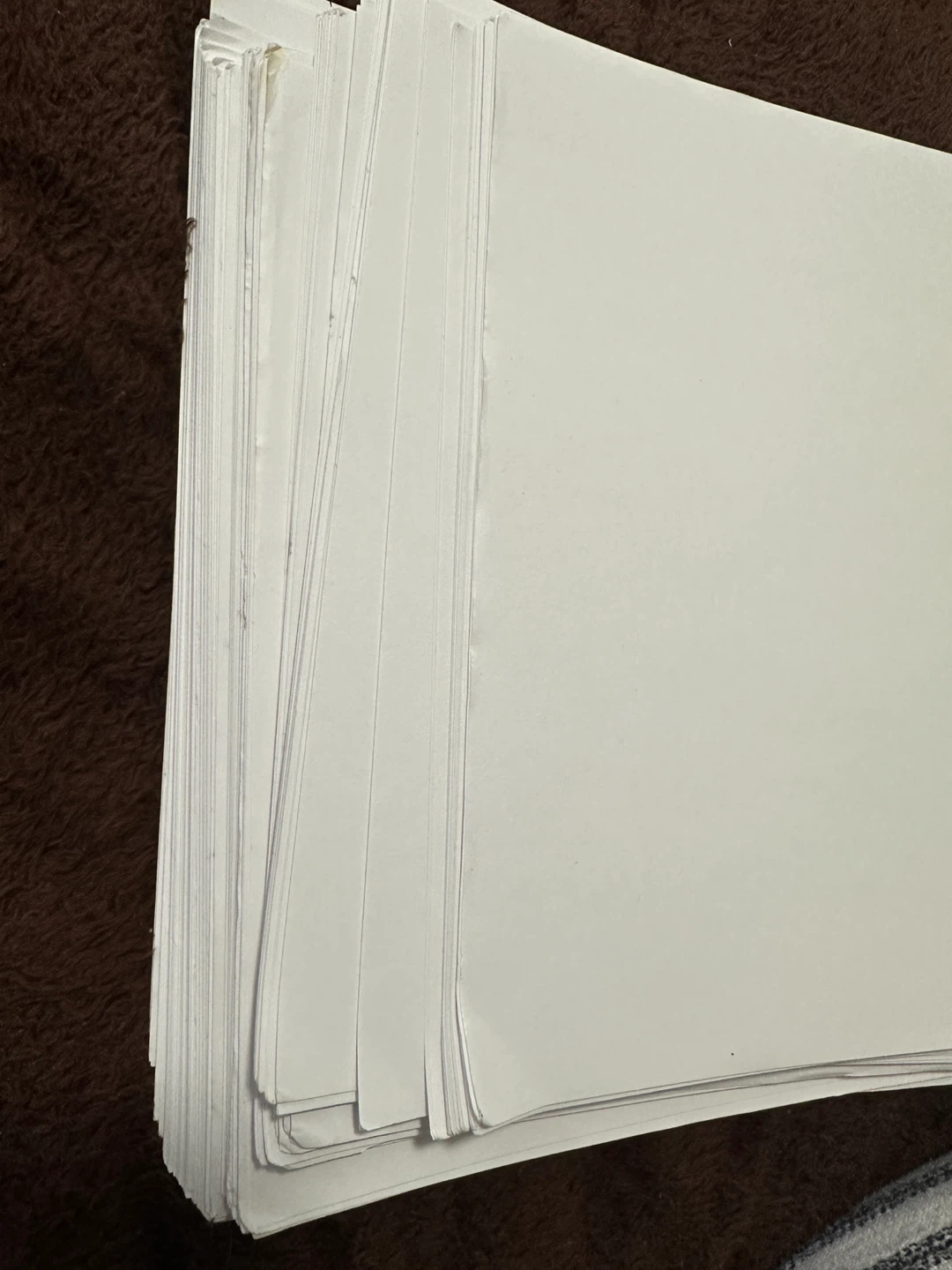 Stack of White Paper - photo 4