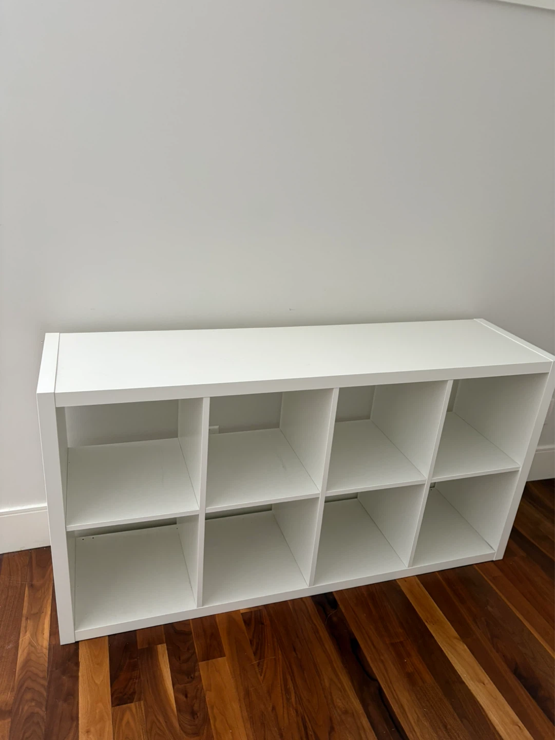 White 8-Cube Storage Unit